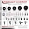 Service Caster 3'' Phenolic Wheel Swivel 7/16'' Grip Ring Stem Caster with Brake SCC-GR20S314-PHR-TLB-716138 - alternate 2